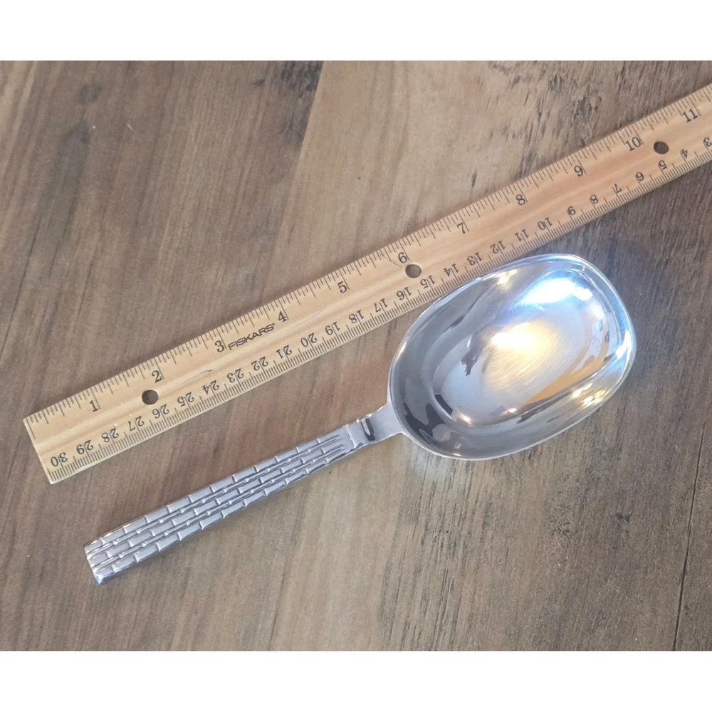 Ralph Lauren RLL Flatware - Watchband - Hollowware Ice Scoop w/ Silverplate Bowl